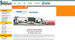 Desktop Screenshot of creativeinflatables.com